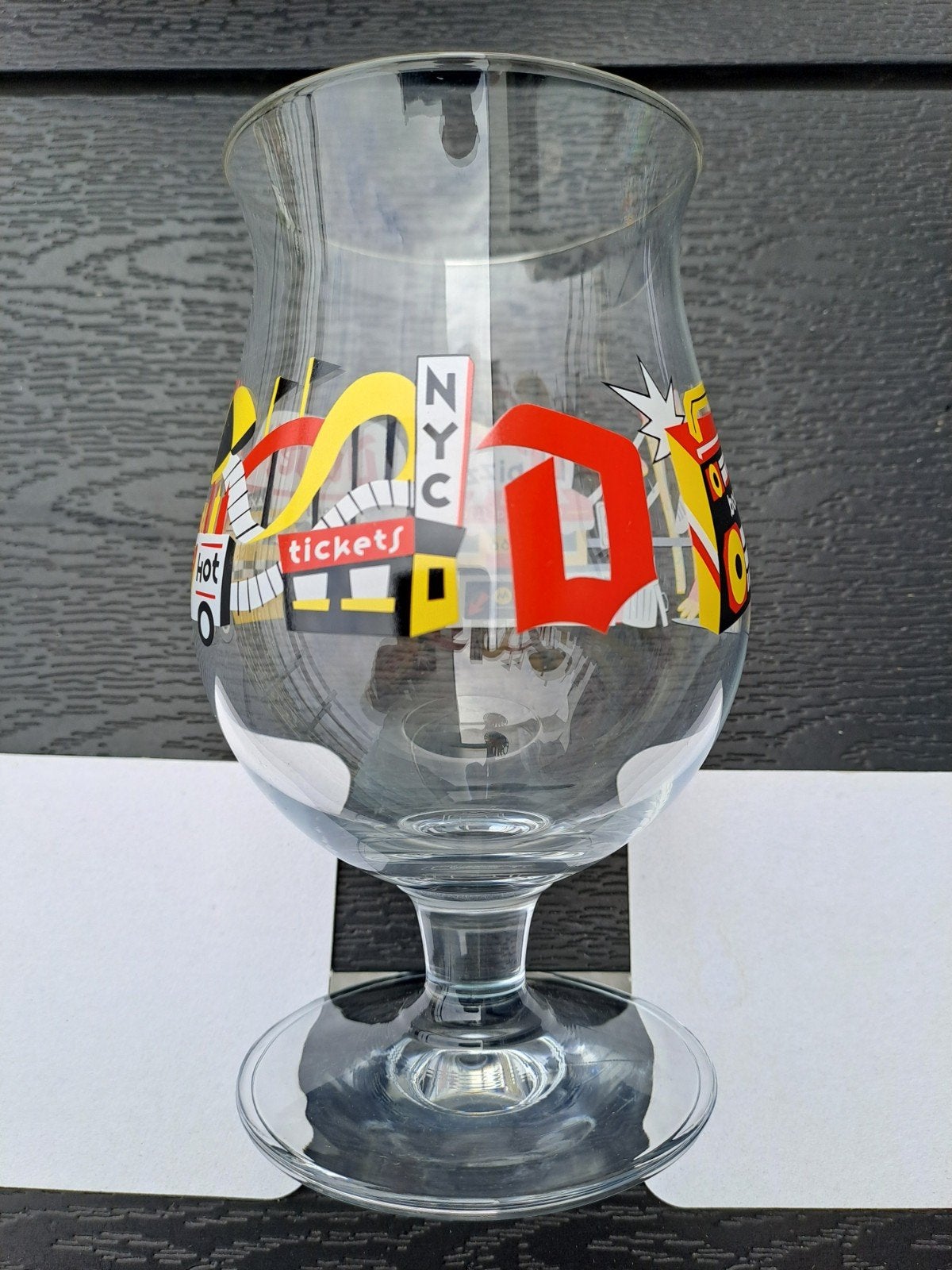 Duvel moortgat glas New York City, Ophalen of Verzenden, Duvel