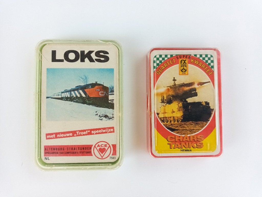 Kwartetten - Locomotieven en Tanks, Ophalen of Verzenden, Gebruikt, Kwartet(ten)