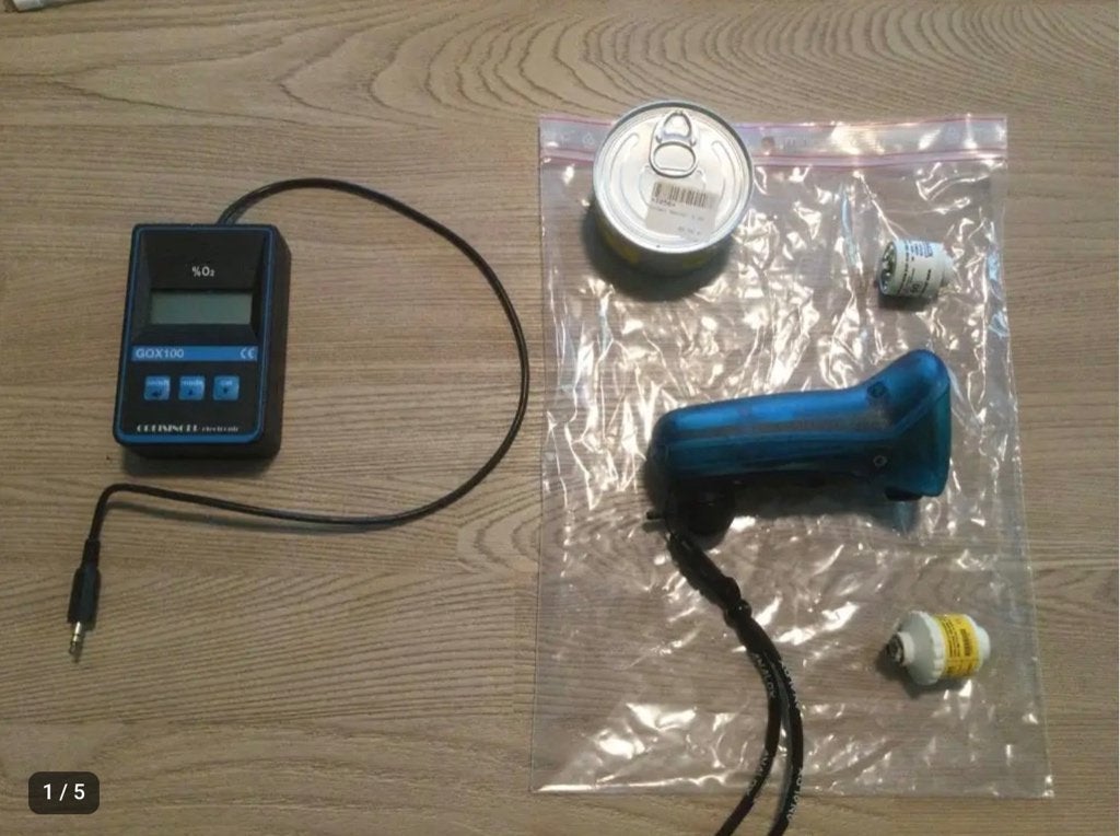 GOX100 - Analox Nitrox Meter - Sensor D-40, Watersport en Boten, Duiken, Ophalen of Verzenden, Gebruikt, Overige typen