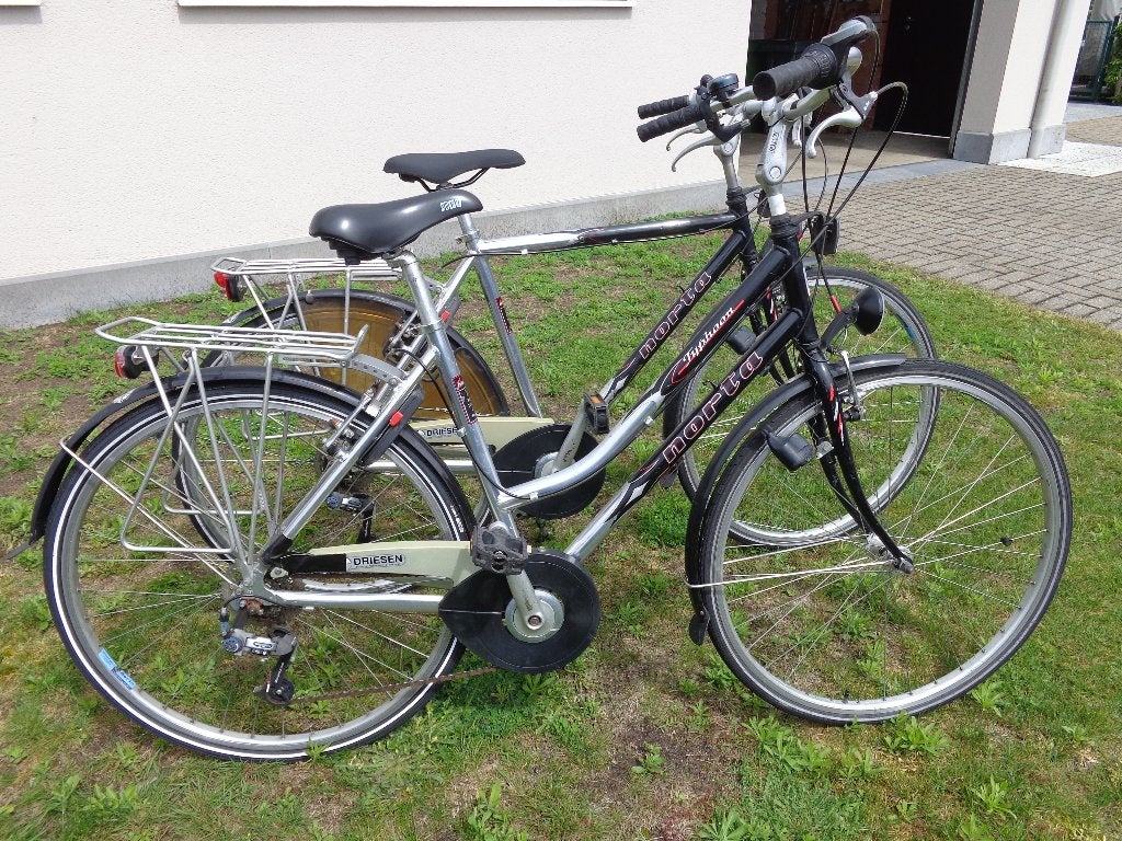 alu dames en herenfiets NORTA TYPHOON, Autres marques, Frein sur jante, Enlèvement, Utilisé