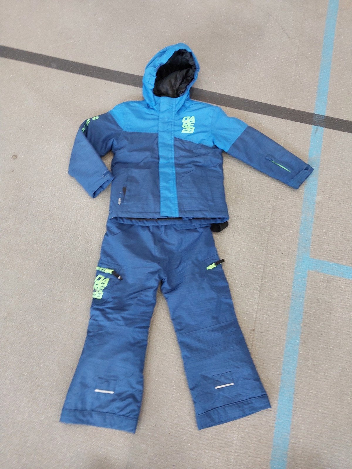 skijas skibroek kind maat 110 116, 5 à 6 jaar, Ophalen of Verzenden