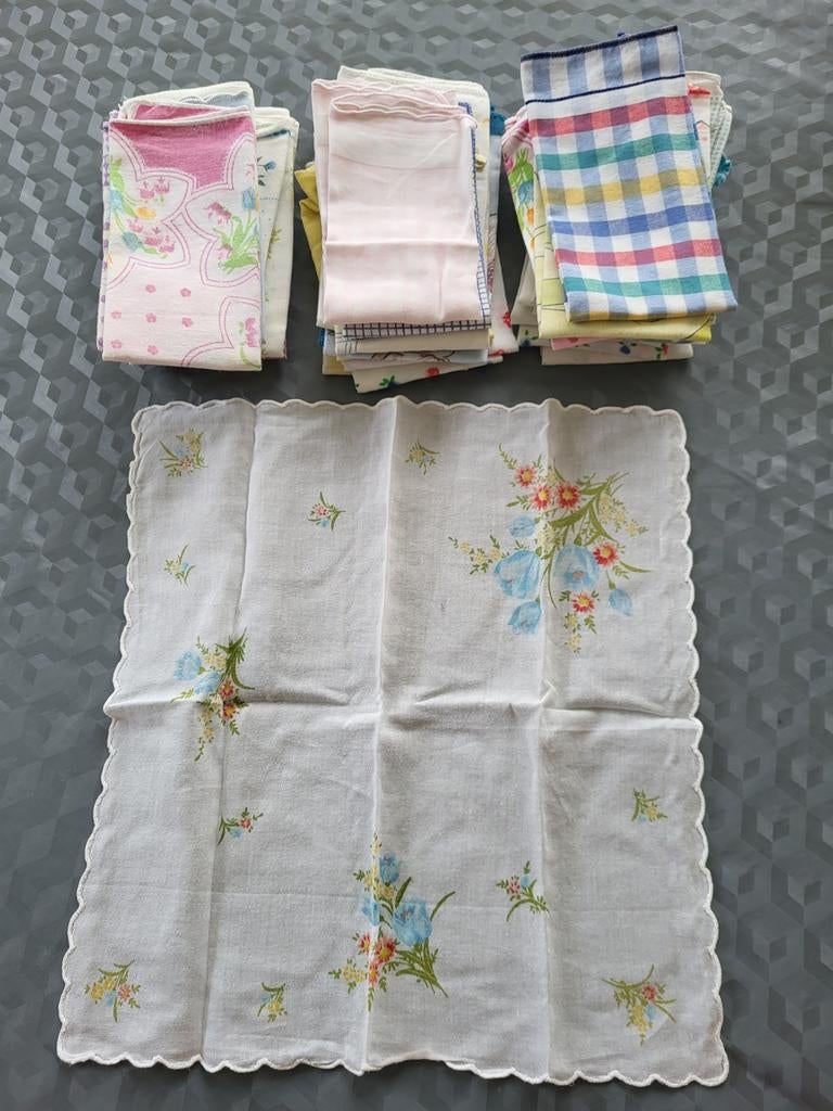 30 kleine zakdoeken, Kinderen en Baby's, Ophalen of Verzenden