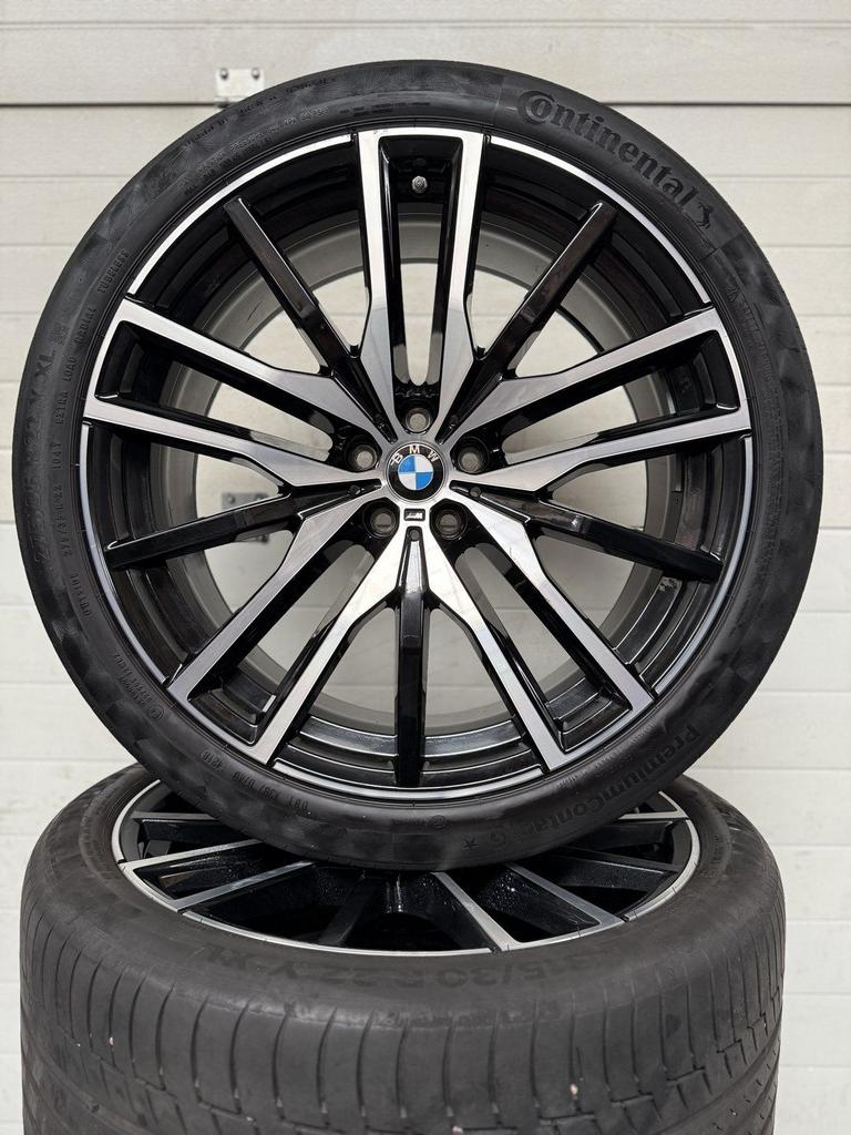 22’’ BMW X5 X6 G05 G06 VELGEN ZOMERBANDEN ORIG SET TPMS 742M, Auto-onderdelen, Gebruikt, -, 275 mm, -