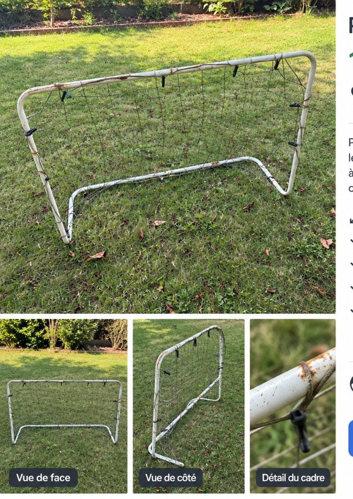 Petit but de football de jardin +/- 90cm - GOAL - d'occasion, Enlèvement