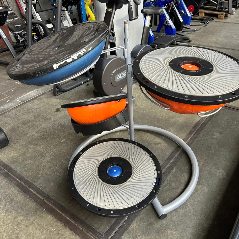 Balance ball rek – Met 4 balance balls, Sport en Fitness, Ophalen of Verzenden, Zo goed als nieuw, Benen, Overige typen