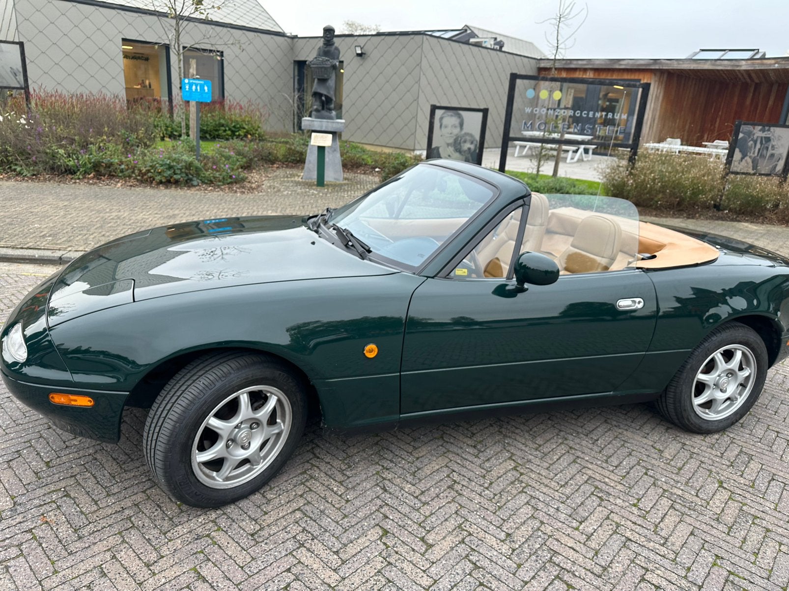 Mazda mx5 1991, Autos, Cuir, Beige, 2 portes, Particulier