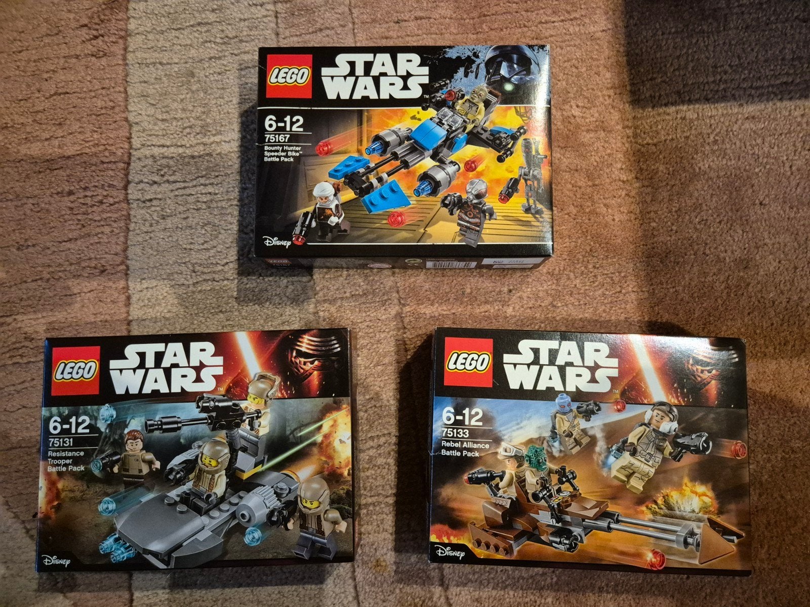 lego star wars 75133 + 75131 + 75167, Ophalen of Verzenden, Nieuw, Gebruiksvoorwerp