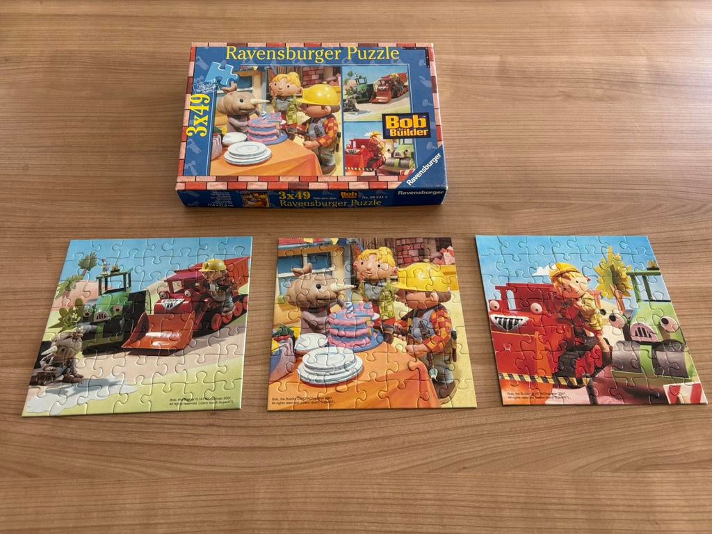 Puzzel Bob de bouwer, Kinderen en Baby's, Speelgoed | Kinderpuzzels, Ophalen, 10 tot 50 stukjes, Gebruikt, 2 tot 4 jaar