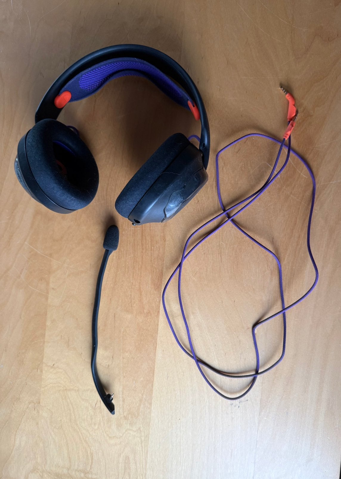 JBL quantum 250 Headset met afneembare microfoon, Ophalen, Gebruikt, Over-ear, Gaming headset