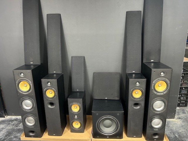LUIDSPREKERS B&W, Audio, Tv en Foto, Ophalen, Zo goed als nieuw, Surroundset, Bowers & Wilkins (B&W)