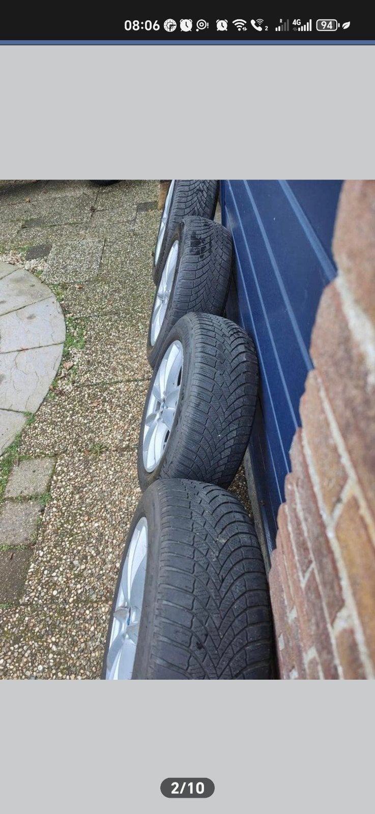 Bmw wielen 4 tot 5mm profiel. Met TPMS sensor, Ophalen, Gebruikt, BMW