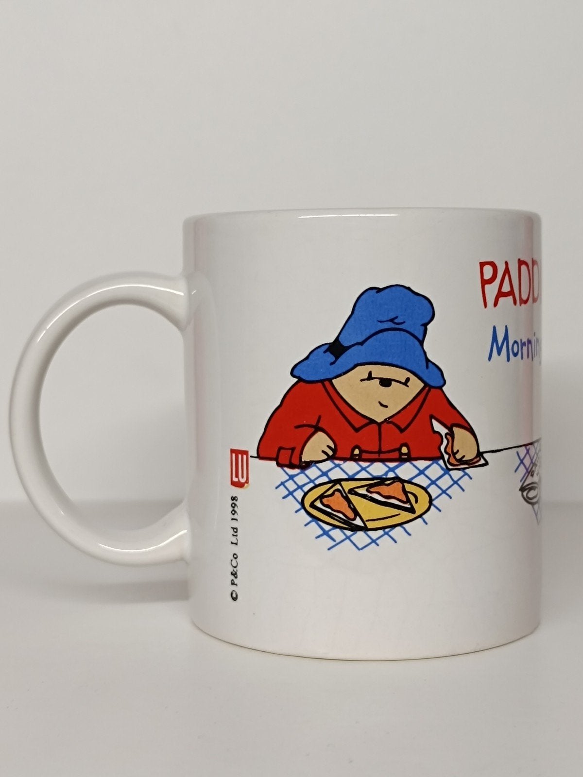 Paddington Morning Breakfast 1998 LU vintage mok, Ophalen of Verzenden