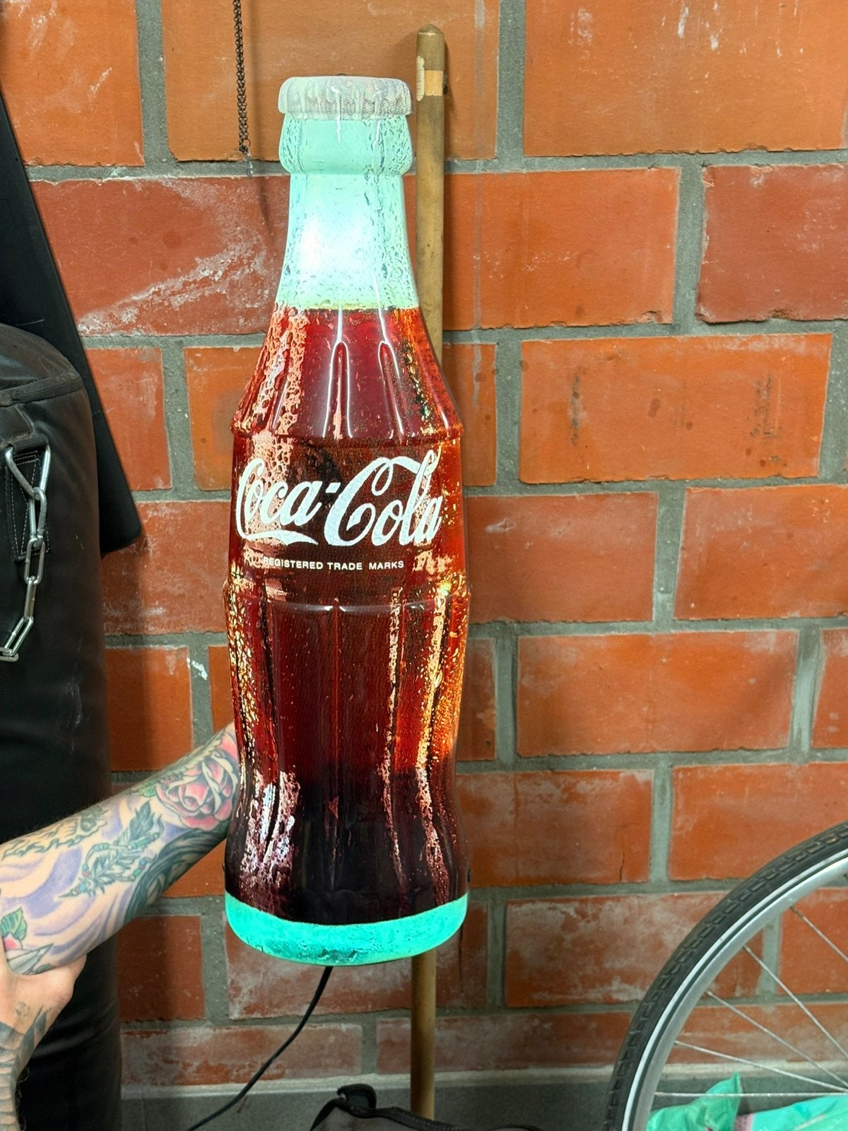 Te Koop: verlichte Coca-Cola wanddisplay, Enlèvement, Comme neuf