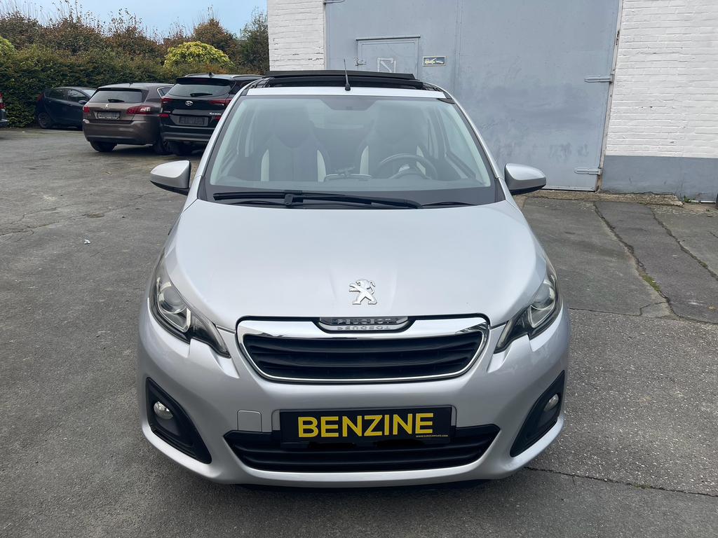 Peugeot 108 1.2i Cabrio Navi/Cruise/Garantie, Autos, Peugeot, Argent ou Gris, Achat, Euro 6, Entreprise