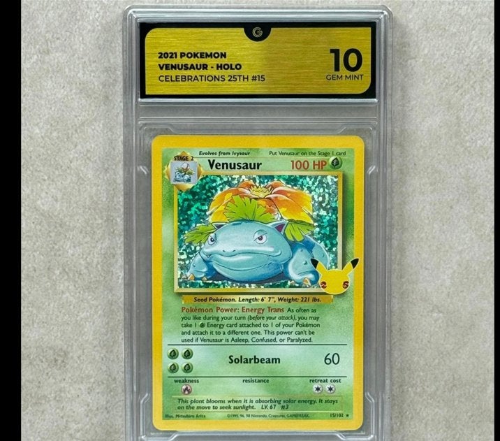 Venusaur, Enlèvement, Comme neuf