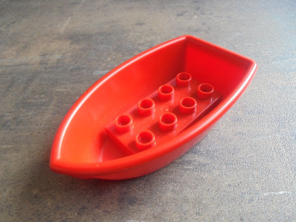 Lego Duplo Boat with 8 Studs (zie foto's) 3, Enlèvement ou Envoi, Utilisé, Briques en vrac, Duplo