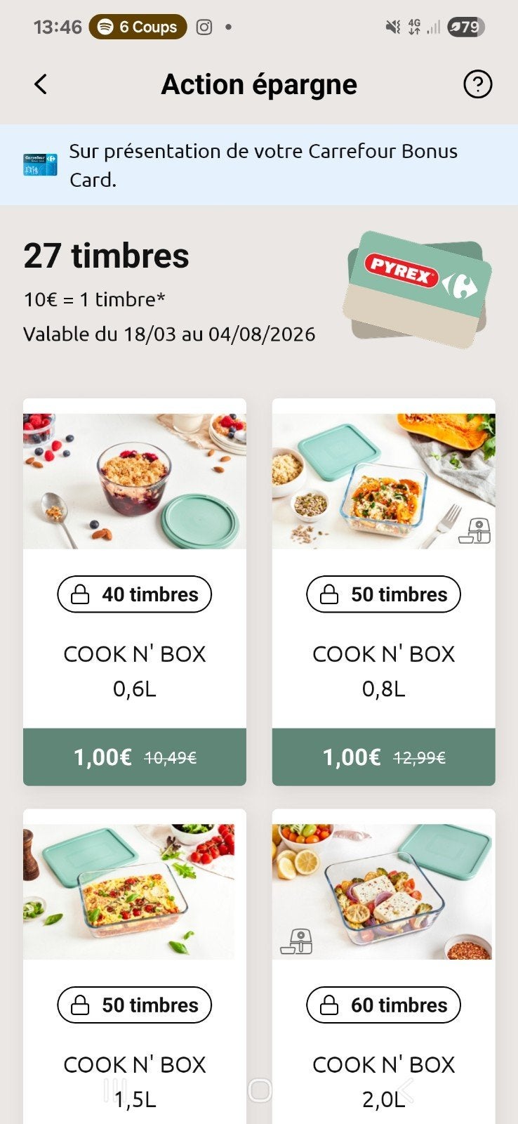 vignette carrefours pyrex, Tickets & Billets