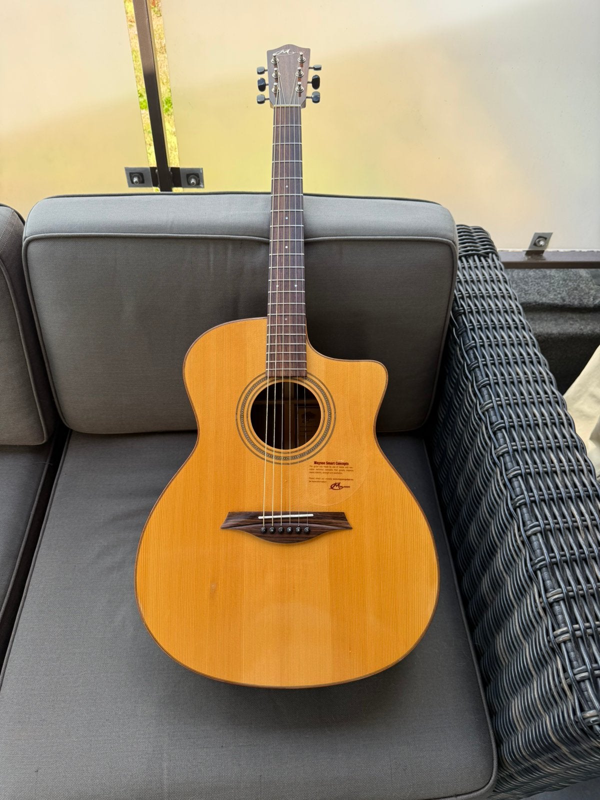 Mayson M5 acoustische gitaar, Muziek en Instrumenten, Ophalen, Gebruikt, Western- of Steelstringgitaar, Met koffer