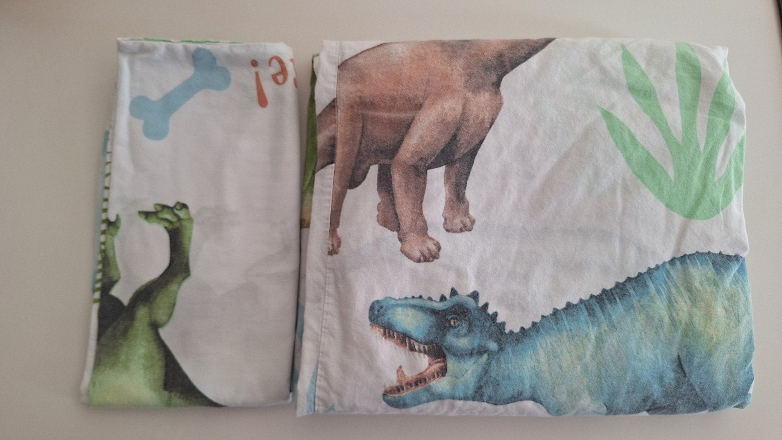 dekbed eenpersoons dino, Ophalen