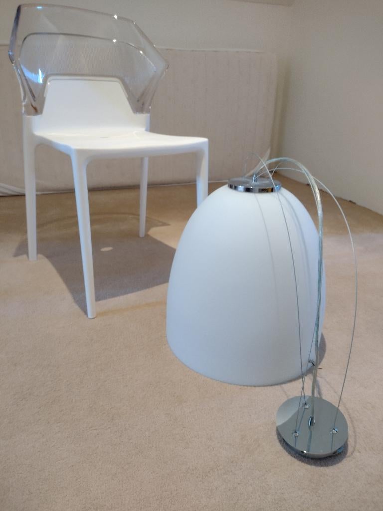 Luminaire, Huis en Inrichting, Lampen | Hanglampen, Gebruikt, Minder dan 50 cm, Glas, Ophalen