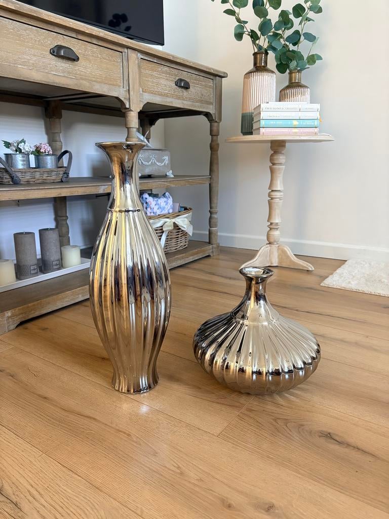 Lot de deux vases, Maison & Meubles, Enlèvement, Utilisé