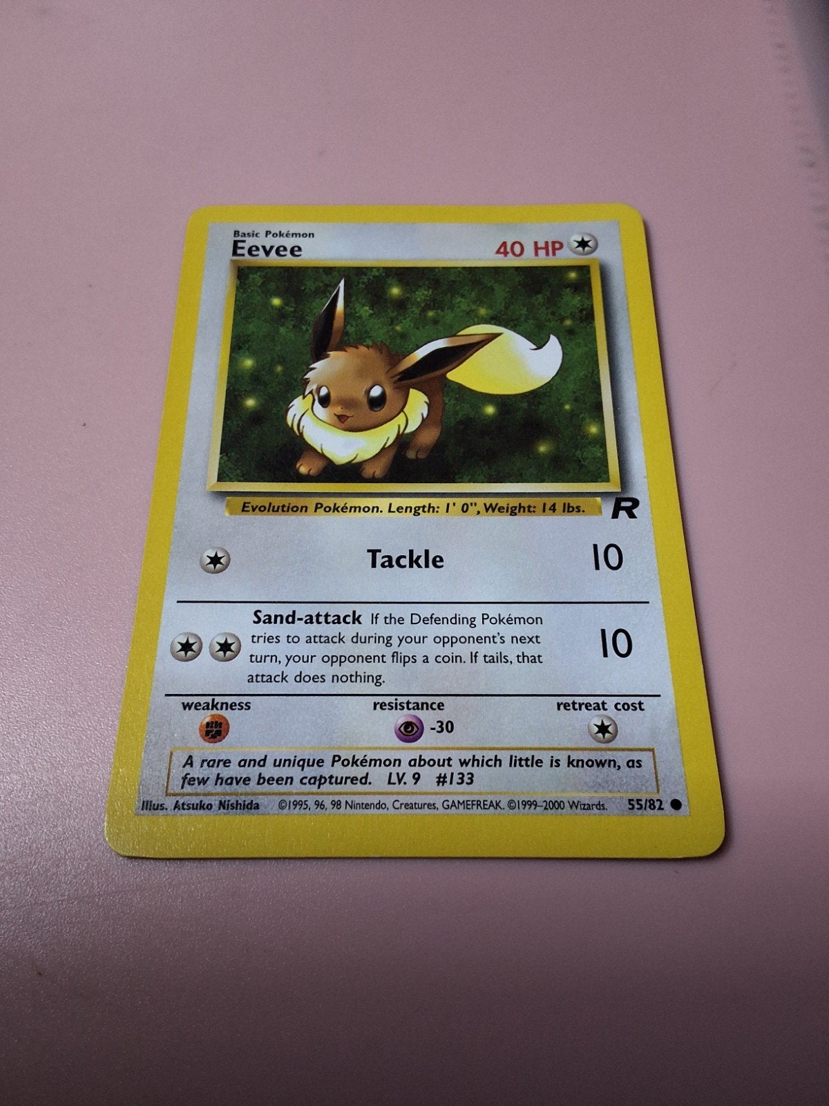 Vintage Eevee 55/82 - Team Rocket (1 pièce/illimité), Enlèvement