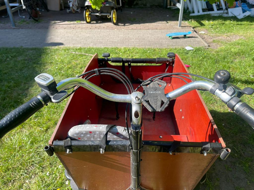 Elektrische bakfiets, Fietsen en Brommers, 4 kinderen of meer, Gebruikt, Elektrisch, Ophalen