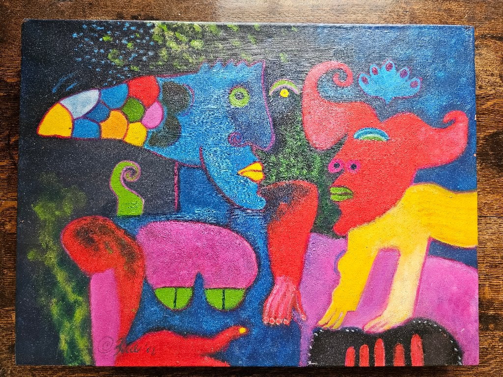 Clemens Briels Œuvre unique Peinture à l'huile sur toile, Antiquités & Art, Enlèvement, Daté, Peinture à l'huile, Toile