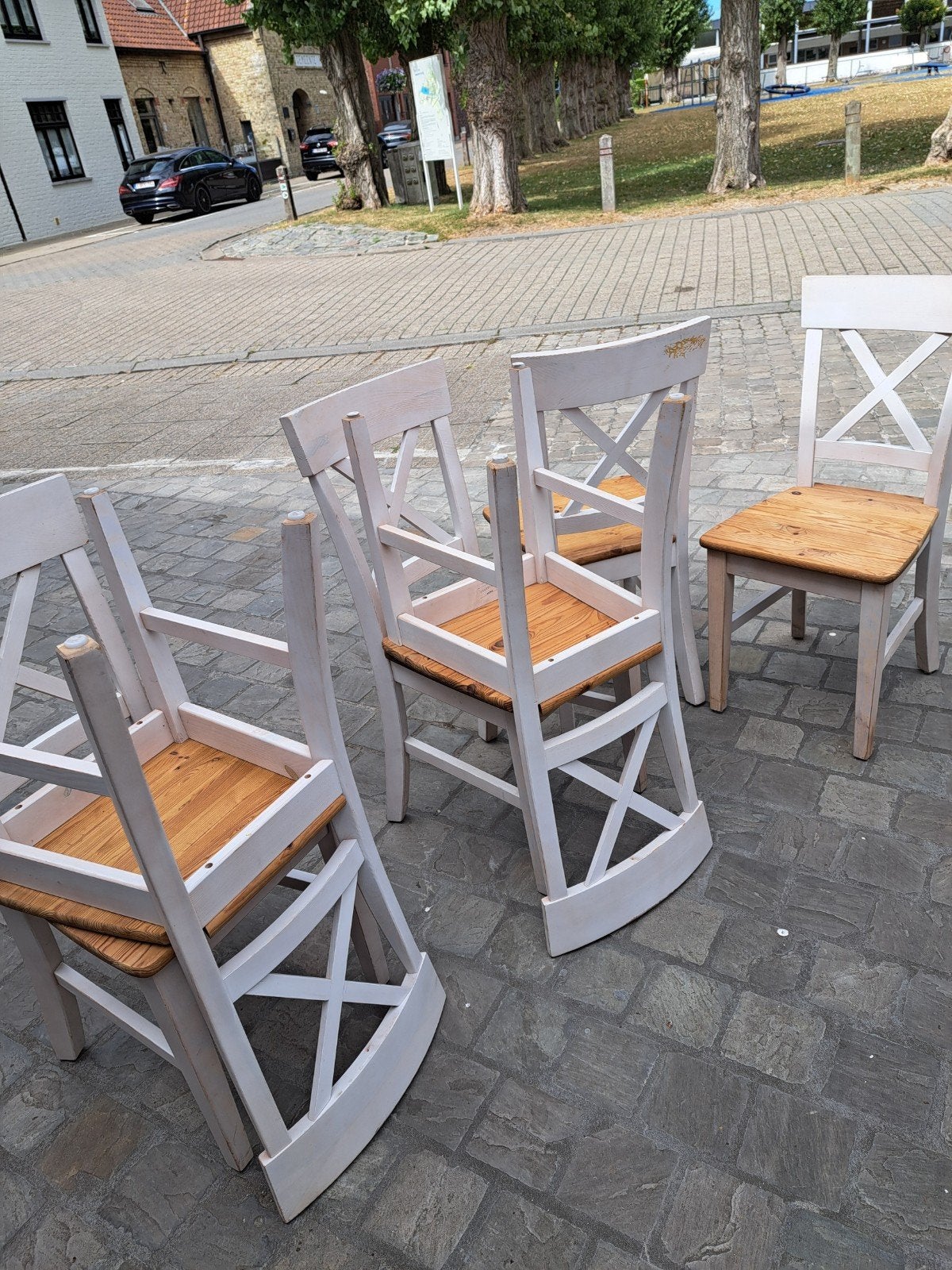 Ikea stoelen, Tuin en Terras, Ophalen