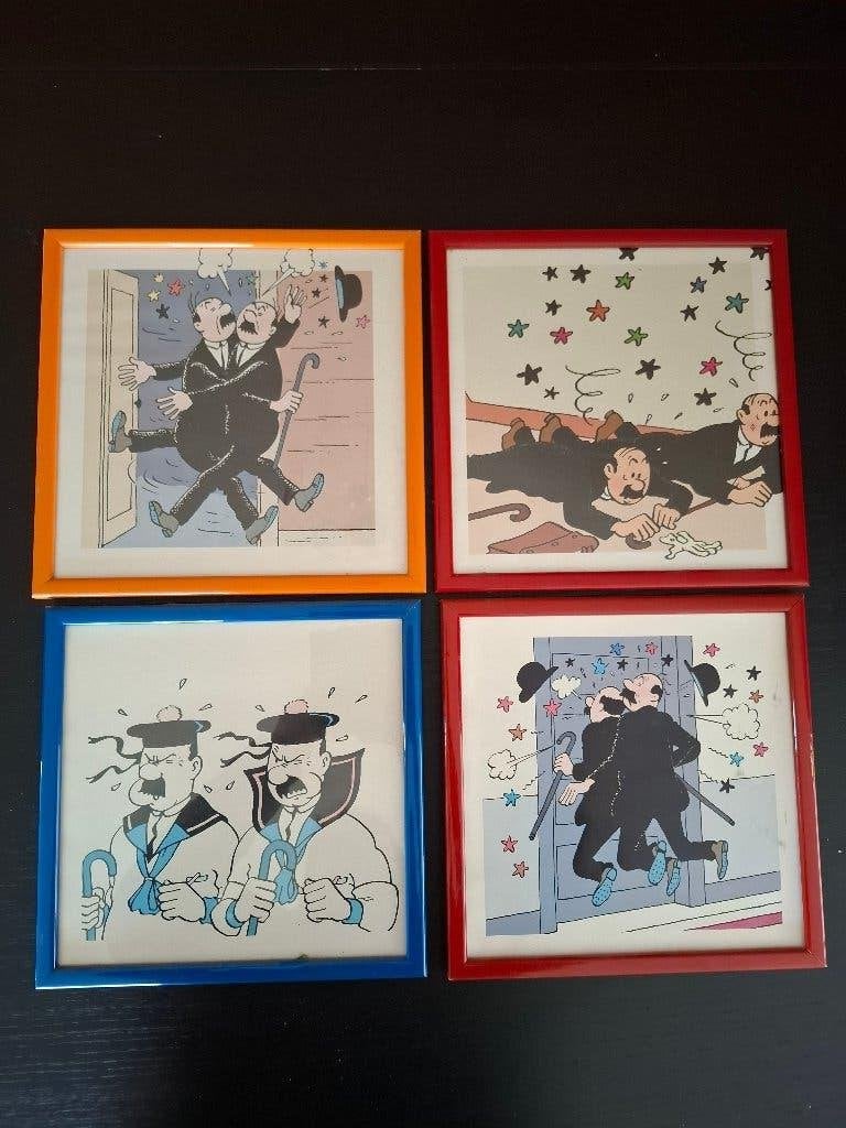 4 cadres Dupont et Dupond, Livres, BD, Utilisé, Enlèvement