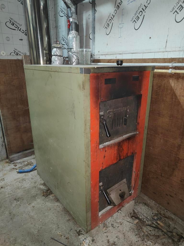 Houtketel / centrale verwarming, Ophalen