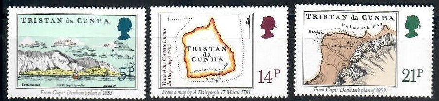 Tristan da Cunha yvertnrs 288/90 postfris, Timbres & Monnaies, Timbres | Timbres thématiques, Enlèvement ou Envoi, Non oblitéré