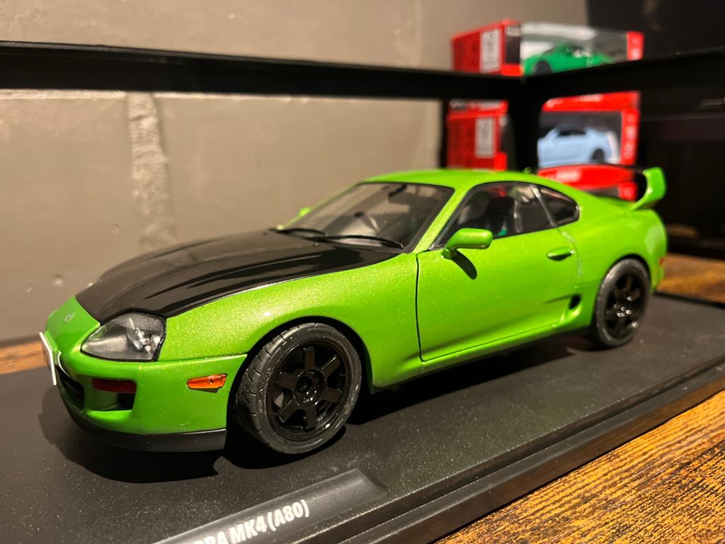 Toyota Supra MK4, Hobby en Vrije tijd, Modelauto's | 1:18, Ophalen, Zo goed als nieuw, Solido