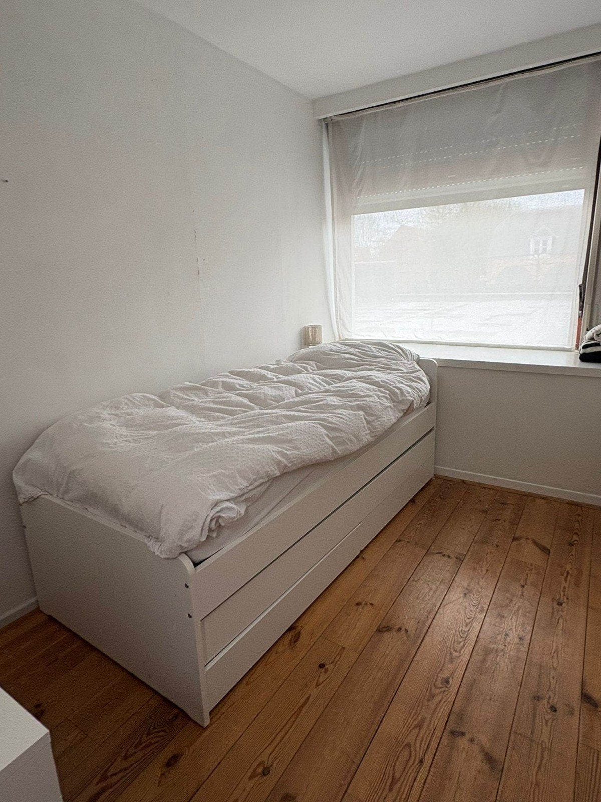 Uitschuifbaar bed in perfecte staat!, Ophalen of Verzenden, Twijfelaar