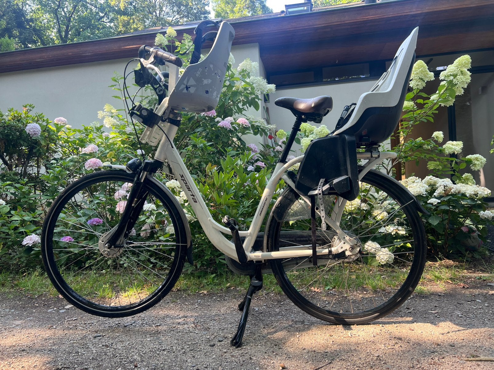Sparta Amazone 4 – Vélo familial Bobike avant/arrière, Sparta, Frein à tambour, 2 sièges, Enlèvement