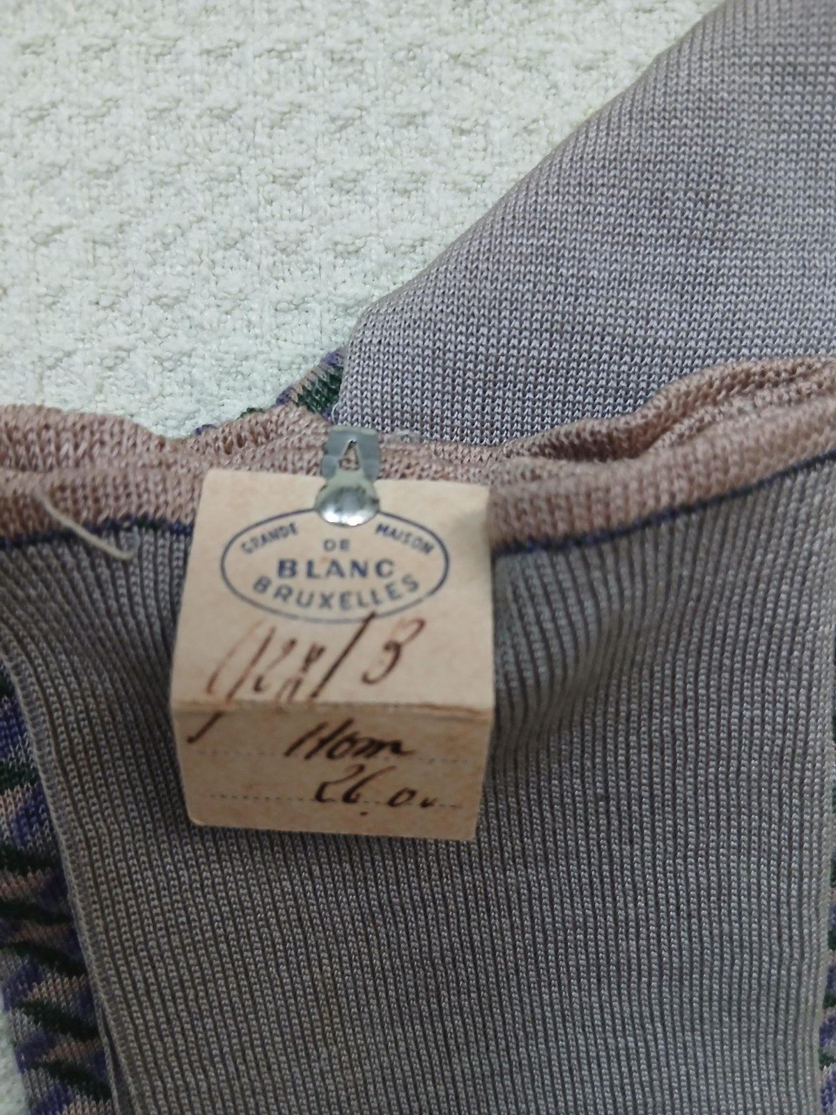 Vintage herensokken Grande Maison de Blanc Bruxelles NOS (19, Kleding | Heren, Ophalen of Verzenden