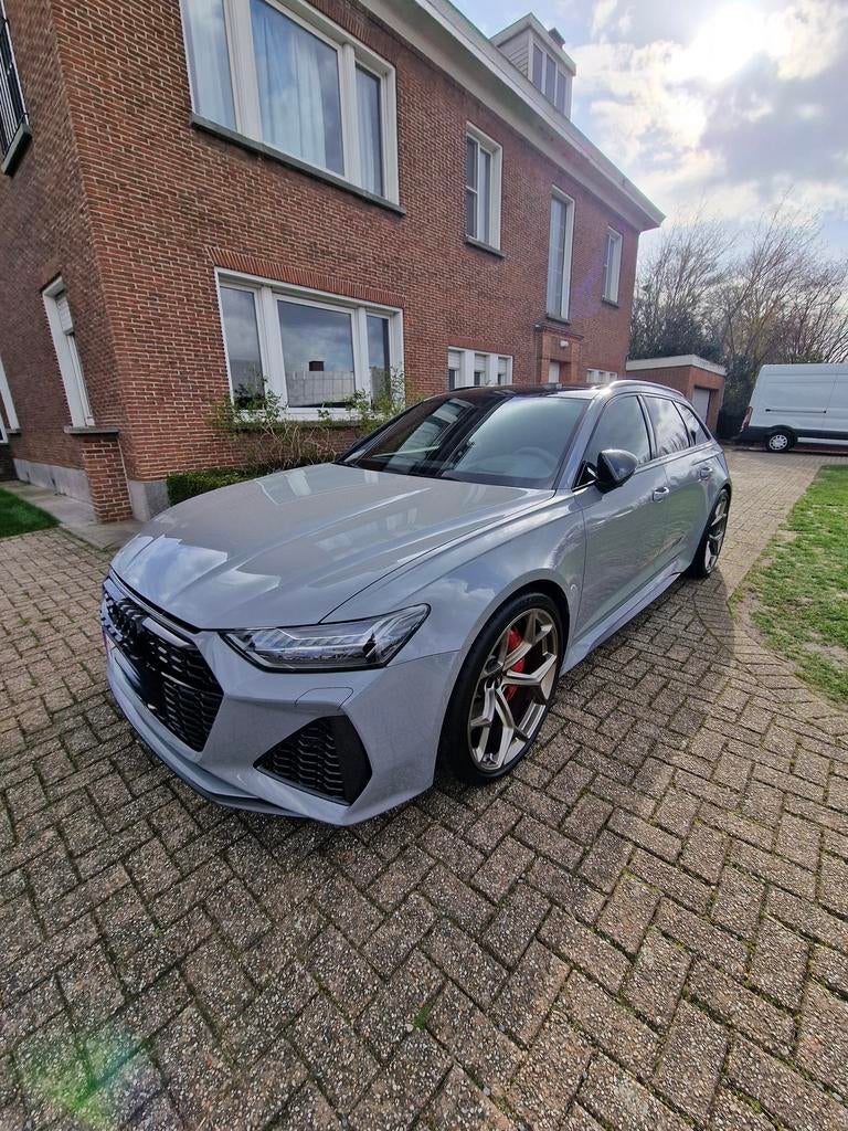 Audi RS6 Performance 2024 – Full Option – 22.000 km, Autos, Achat, Euro 6, 2 places, Alcantara