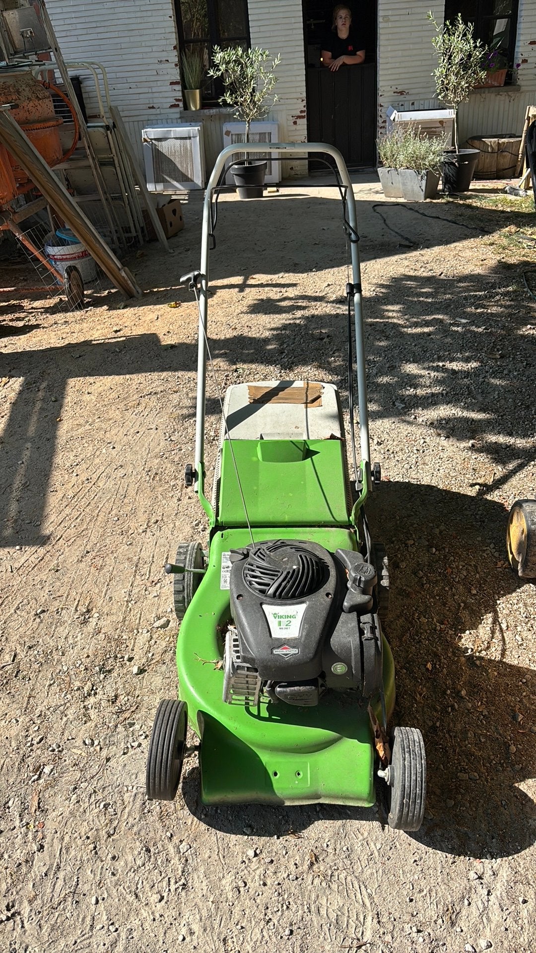 Grasmaaiers briggs & stration, Tuin en Terras, Ophalen, Cirkelmaaier, Gebruikt, Opvangbak