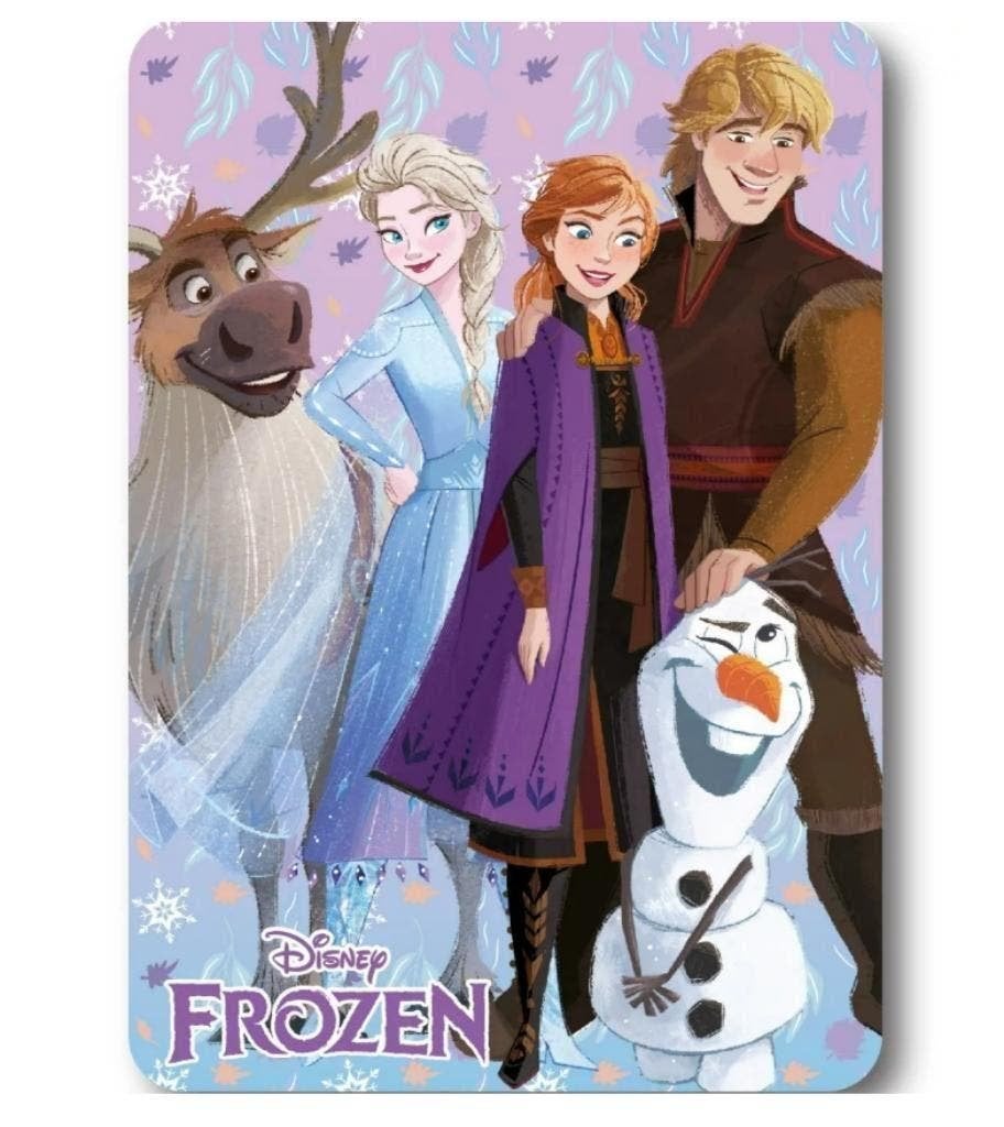 Disney Frozen Fleece Deken Group - Fleecedeken, Disney Frozen, Meerkleurig, Nieuw, Ophalen of Verzenden