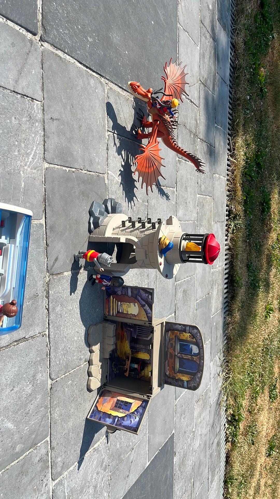 Playmobil kasteel, huis, bus, Ophalen, Zo goed als nieuw