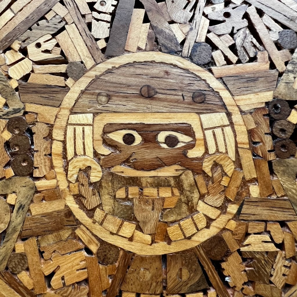 Houtsnijwerk (Maya-kalender), Ophalen, Hout, Houtsnijwerk