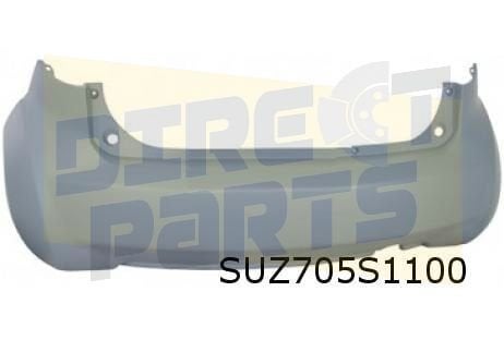 Suzuki Splash (4/08-8/12) achterbumper (te spuiten) Originee, Neuf, Arrière, -, -