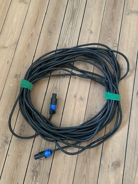 Luidspreker kabel - 2x Speakon - 20 m, Ophalen, Zo goed als nieuw, Speaker of Versterker