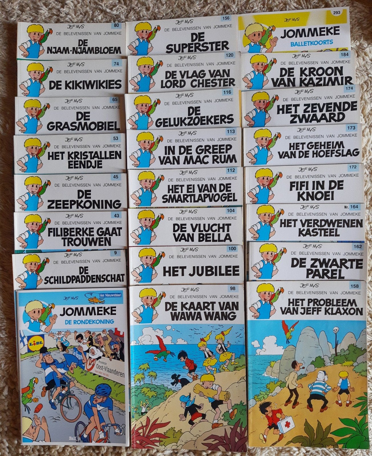 Jommeke strips, Boeken, Strips | Comics, Jef Nys, Europa, Ophalen of Verzenden, Zo goed als nieuw