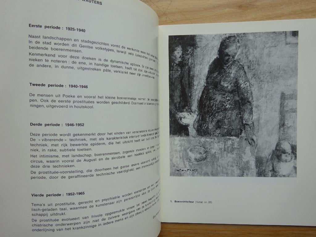 Alex Wauters, 1971 Oud-Hospitaal Aalst, Enlèvement ou Envoi, Utilisé, Peinture et dessin