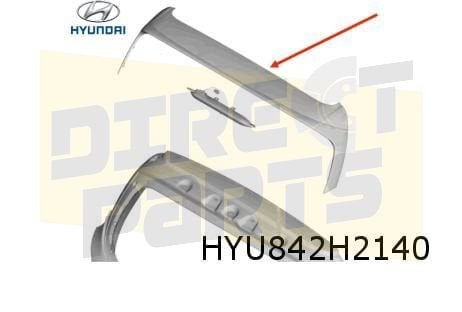 Hyundai i10 achterklep spoiler (compleet) (glans zwart) (3/2, Neuf, Arrière, -, Haillon arrière