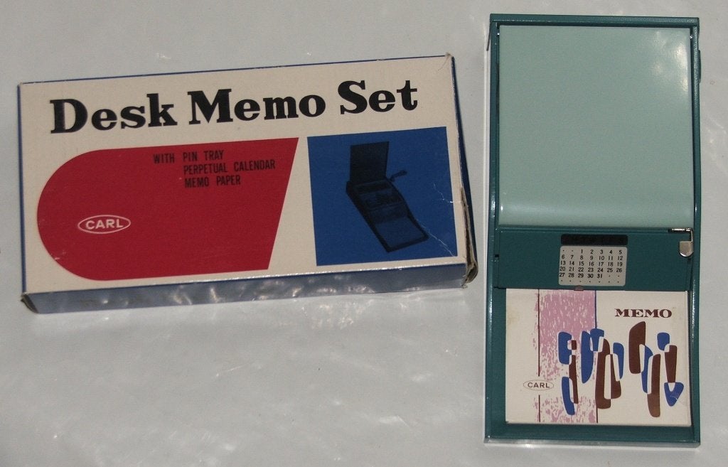 Vintage Desk Memo Set, Ophalen of Verzenden, Nieuw