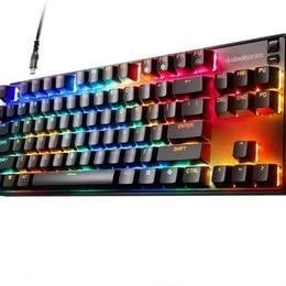 Steelseries APEX 9 TKL - Clavier Switch Optique, Clavier gamer, Azerty, Comme neuf, Enlèvement