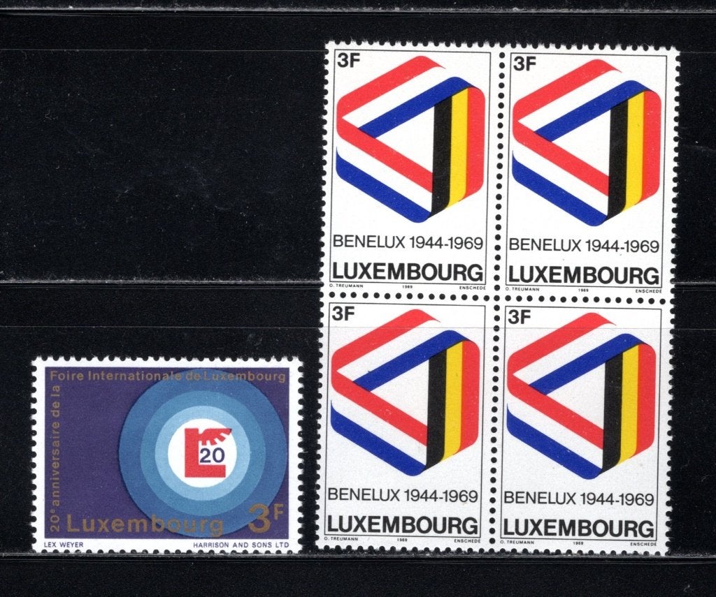 Luxembourg Lot 1968-1969 MNH, Envoi, Luxembourg, Non oblitéré