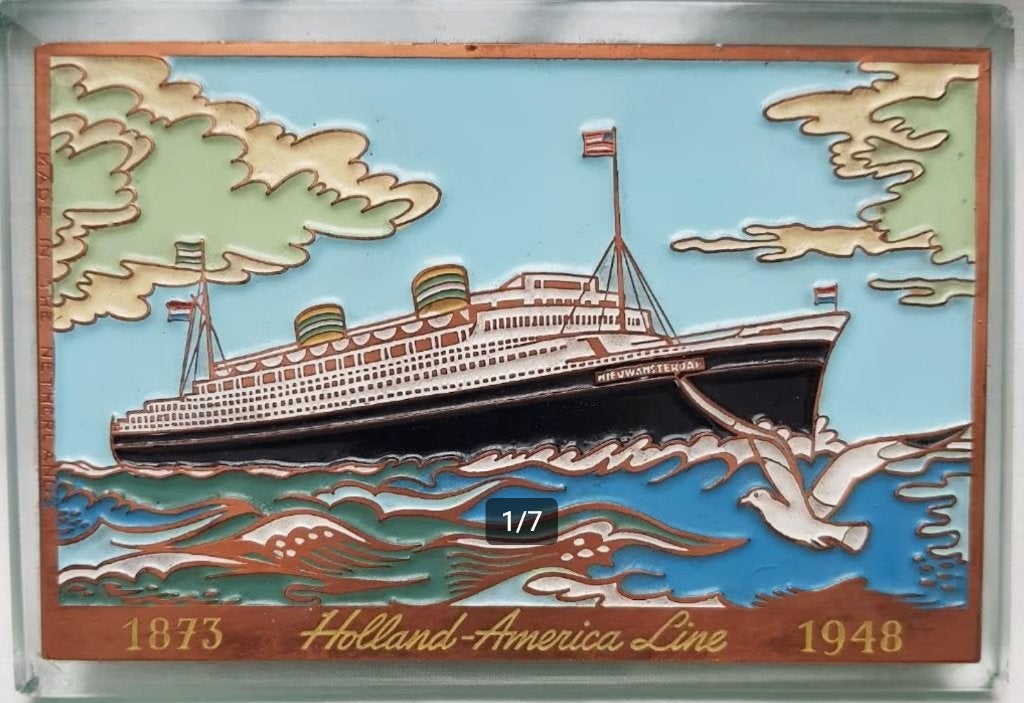 Presse-papier anniversaire de Holland America Line., Enlèvement ou Envoi